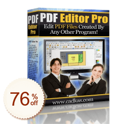 CAD-KAS PDF Editor Discount Coupon