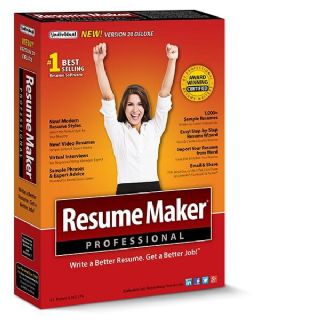 ResumeMaker Professional Deluxe boxshot
