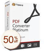 Tipard PDF Converter Platinum Discount Coupon