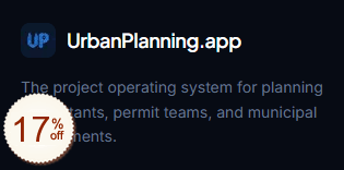UrbanPlanning app Discount Coupon