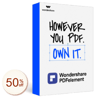 Wondershare PDFelement Code coupon de réduction