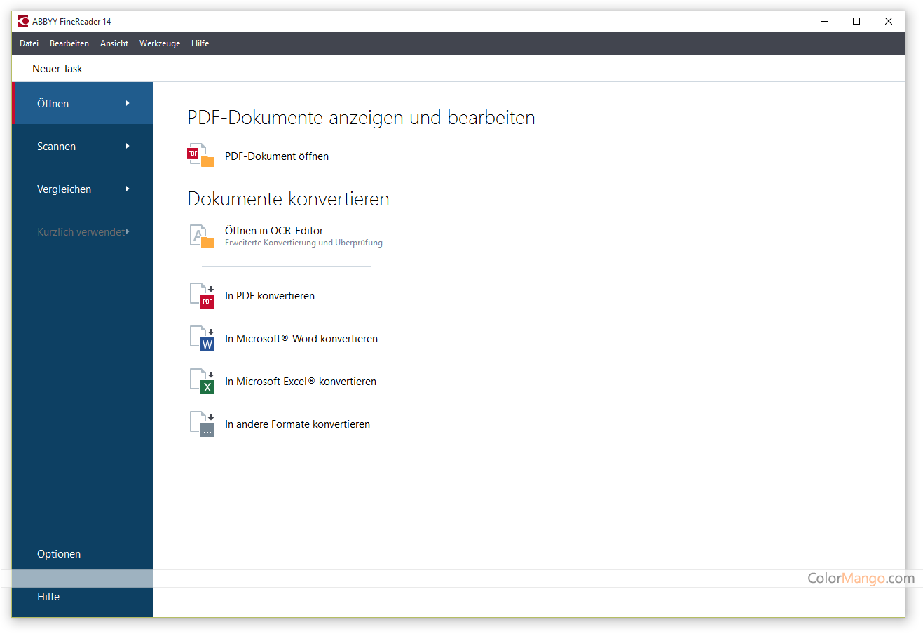 ABBYY FineReader PDF Screenshot