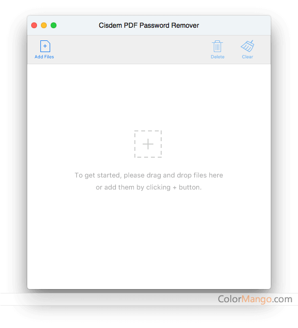 Cisdem PDF Password Remover Screenshot