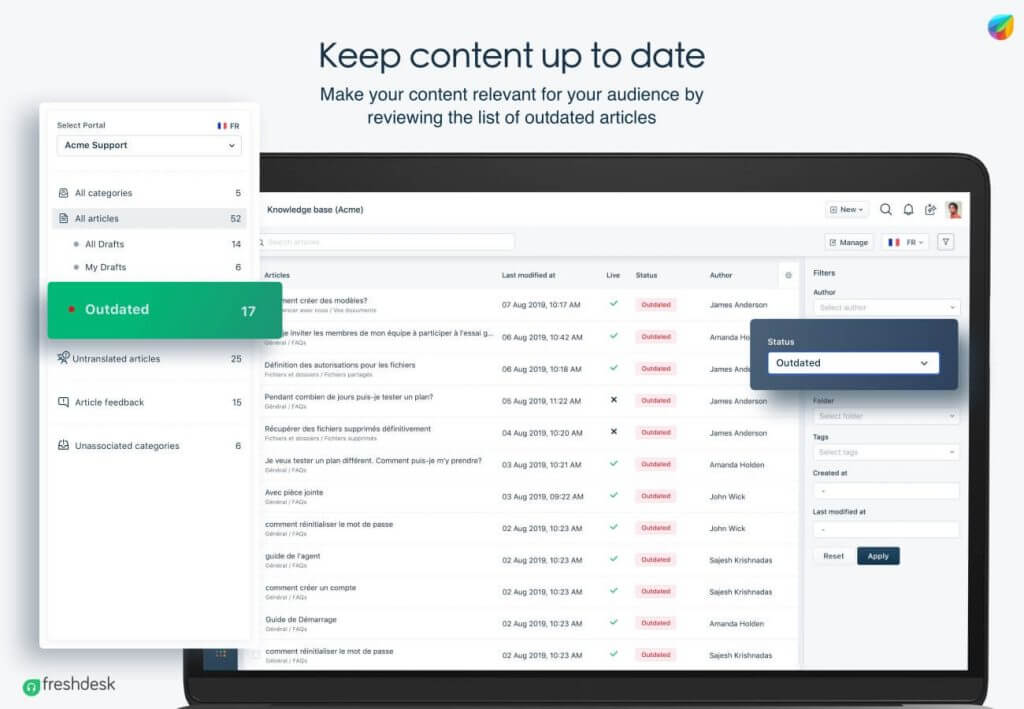 Freshdesk Screenshot