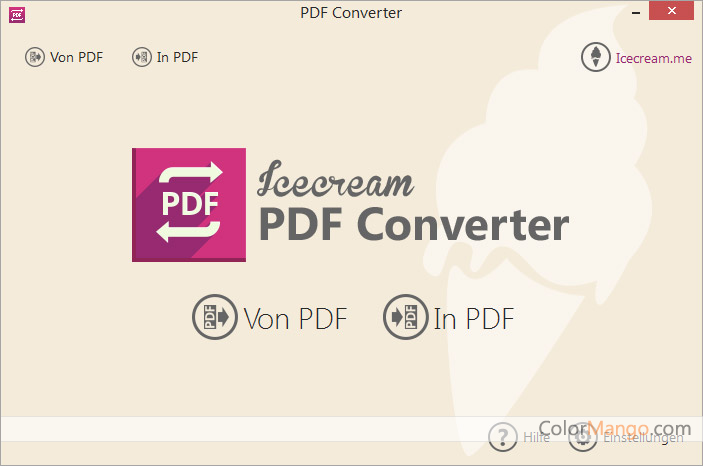Icecream PDF Converter Screenshot