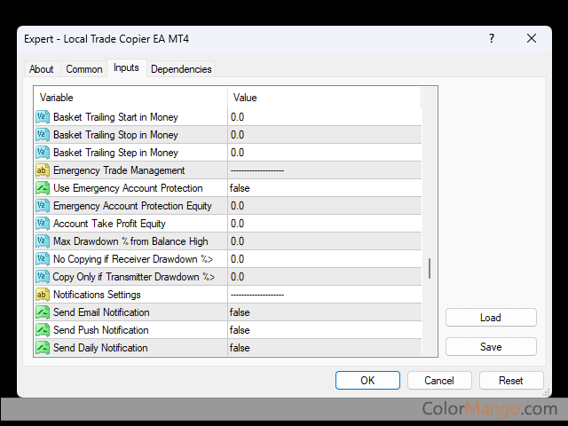 Local Trade Copier Screenshot
