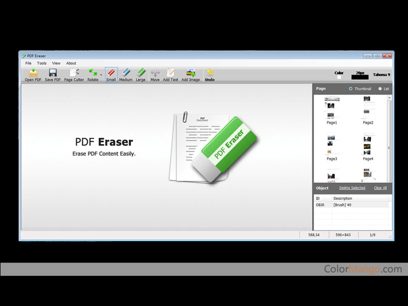 PDF Eraser PRO Screenshot