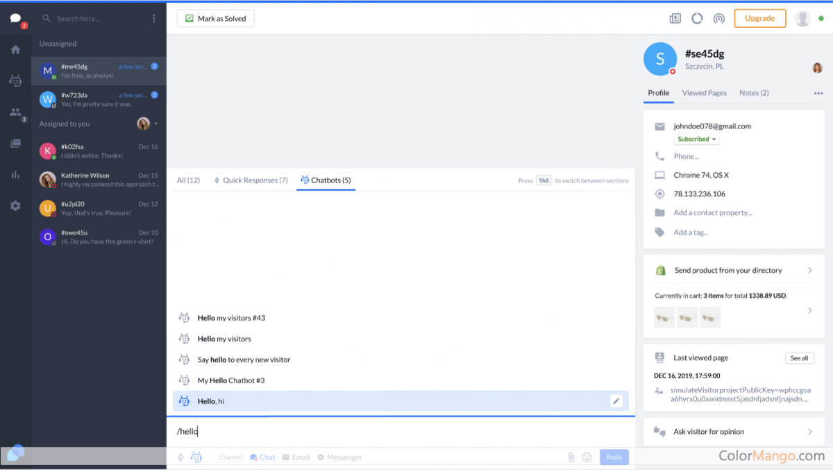Tidio Screenshot