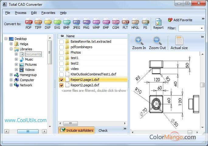 CoolUtils Total CAD Converter Screenshot