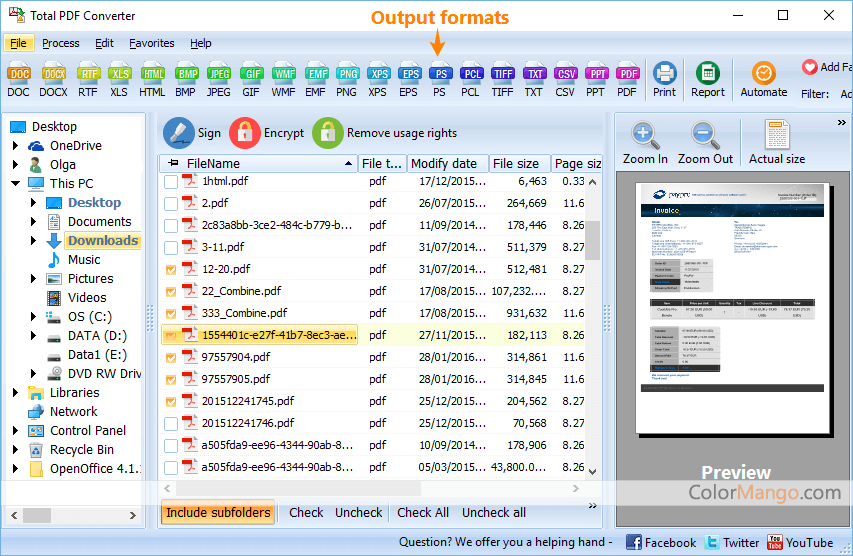 CoolUtils Total PDF Converter Screenshot