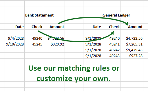 Treasury Bank Rec Screenshot