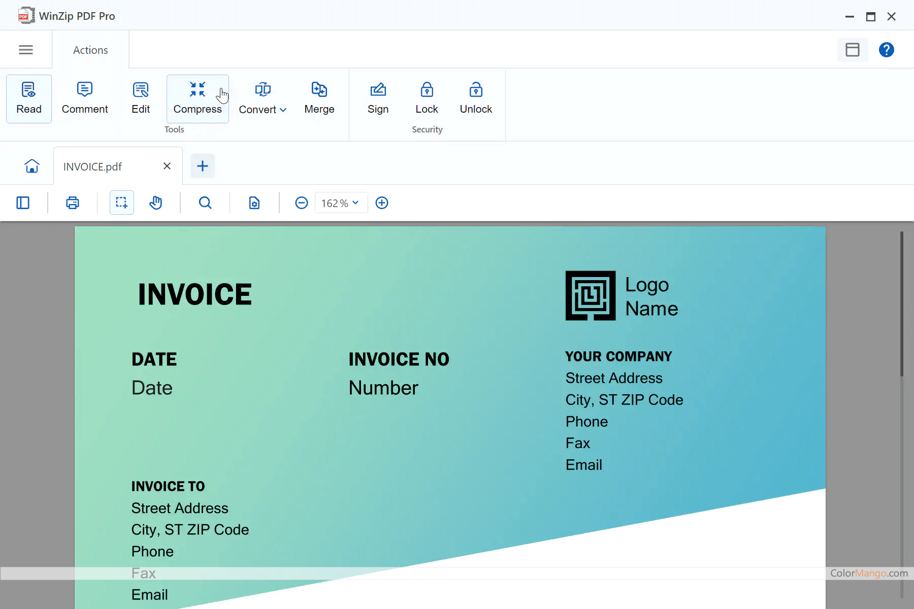 WinZip PDF Pro Screenshot