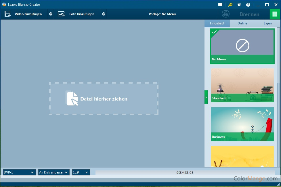 Leawo Blu-ray Creator Screenshot