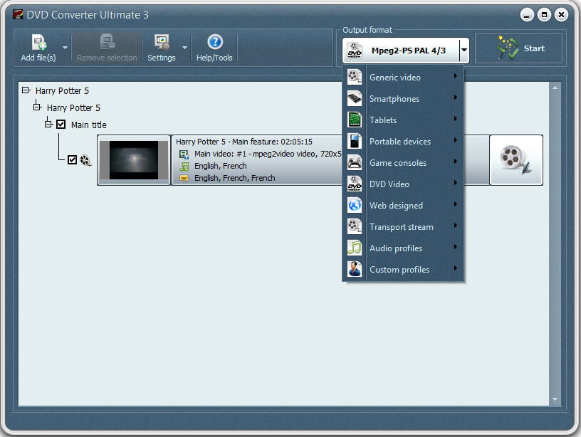 VSO DVD Converter Screenshot