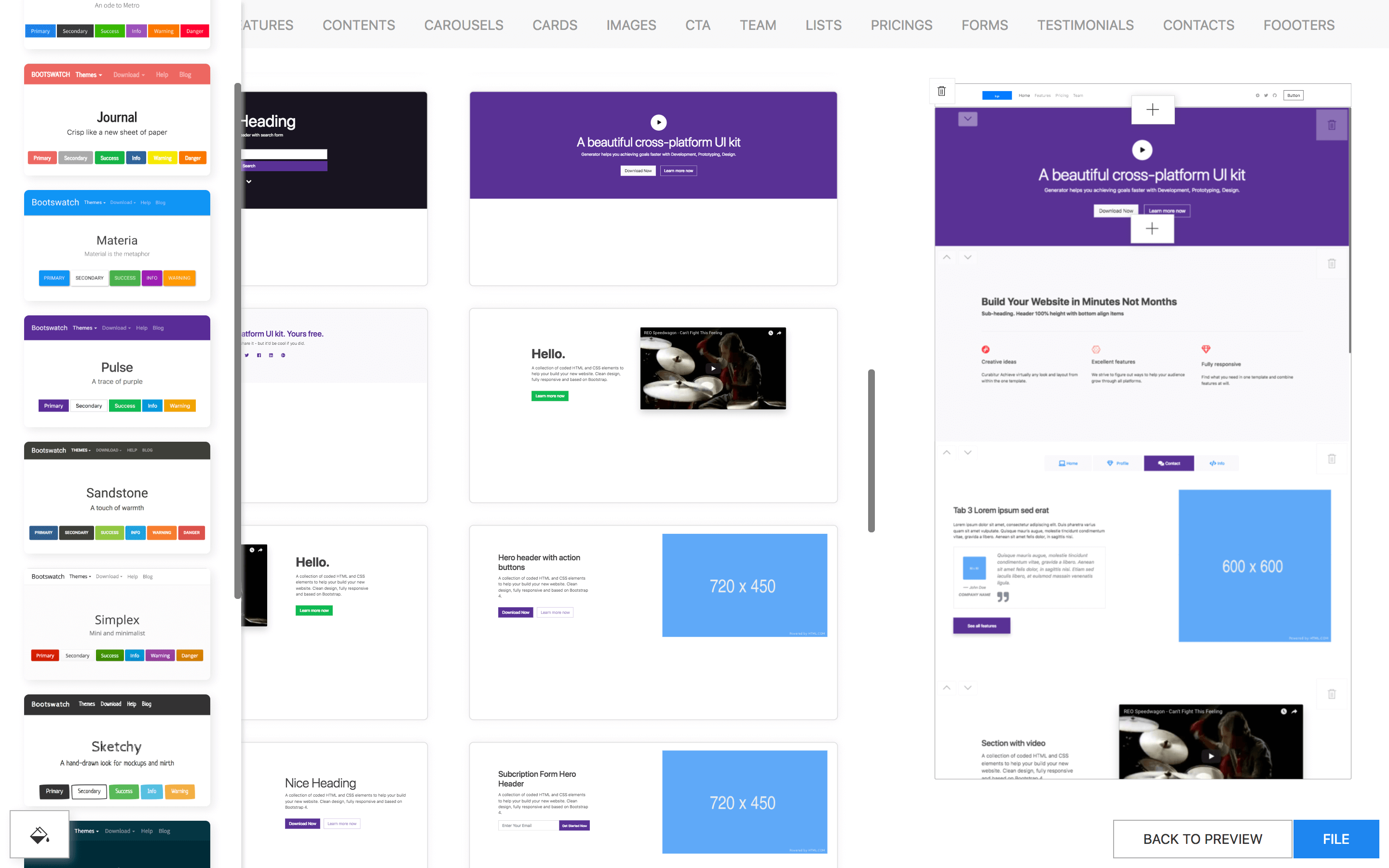 Blueprints Website Builder Price, Free Trial