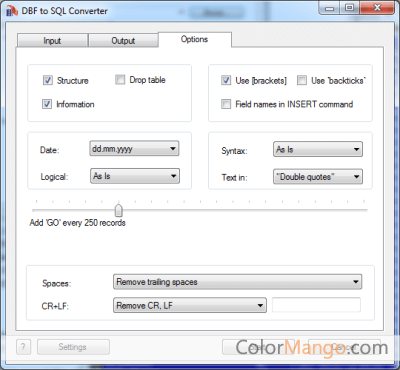 Convert Dbf To Sql