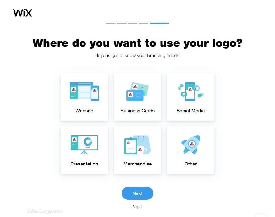 Wix Logo Maker Screenshot