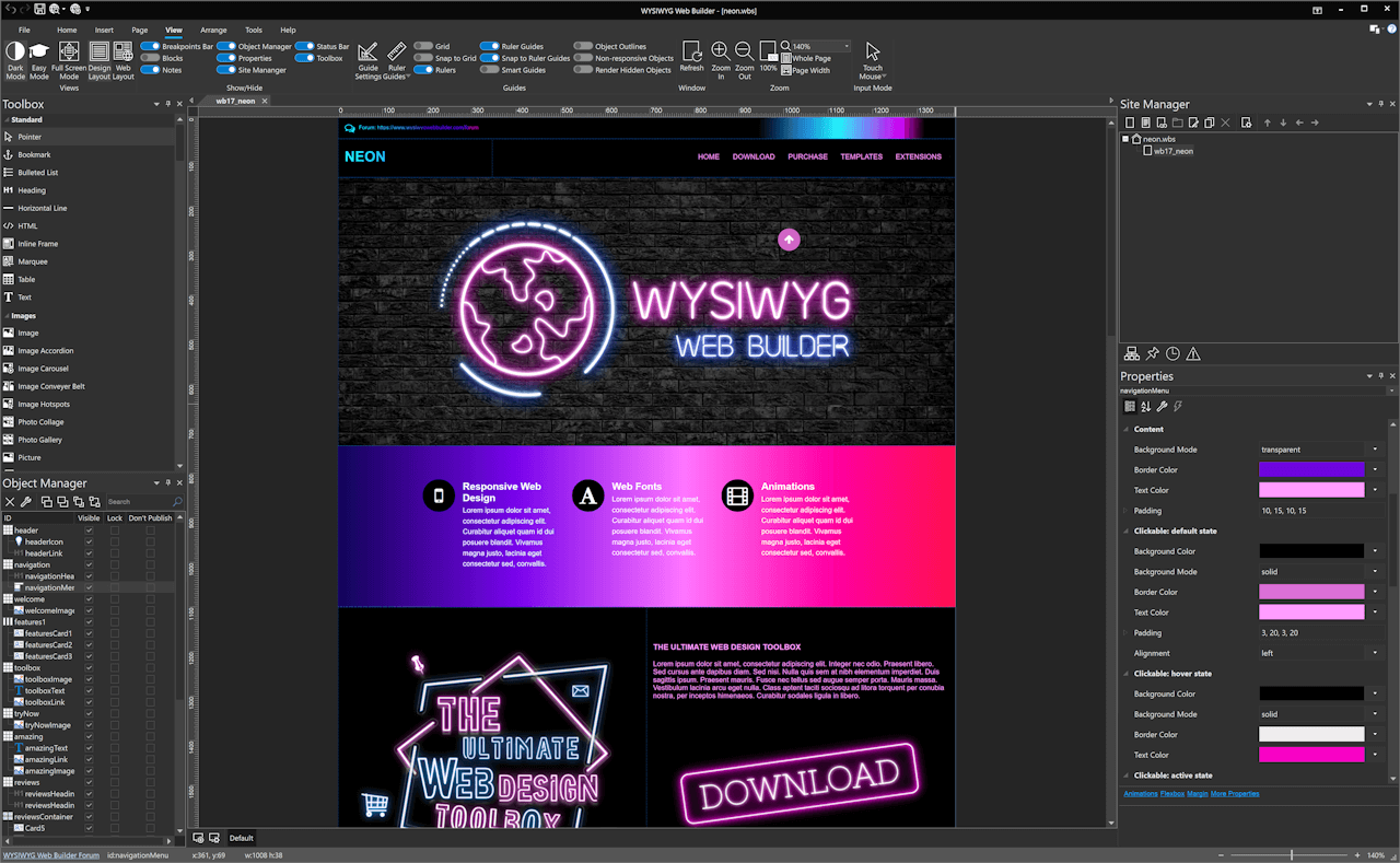 free for mac instal WYSIWYG Web Builder 18.3.0