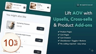 AS: Upsell & Cross Sell Discount Coupon