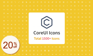CoreUI Icons PRO Discount Coupon