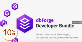dbForge Developer Bundle for SQL Server Discount Coupon