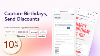 Happy Birthday Email Discount Coupon