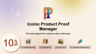 Iconic Product Proof Manager Discount Coupon