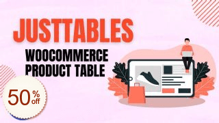 JustTables Discount Coupon