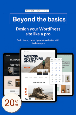 Kadence WP Discount Coupon