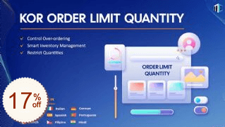 KOR Order Limits Quantity Discount Coupon