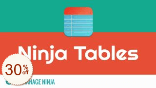 Ninja Tables Discount Coupon