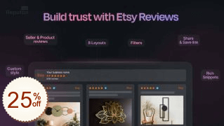 Reputon Etsy Reviews Discount Coupon