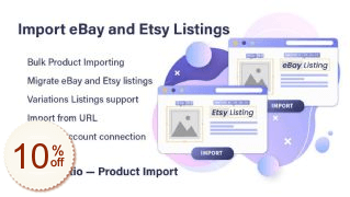 Salestio eBay & Etsy Import Discount Coupon