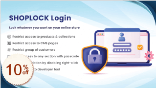 SHOPLOCK Login Discount Coupon