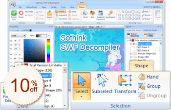 Sothink SWF Decompiler OFF