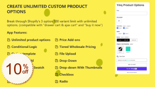 Ymq Product Options & Variants Discount Coupon
