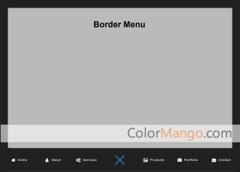 Border Menu Screenshot
