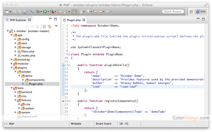 Eclipse IDEs Screenshot