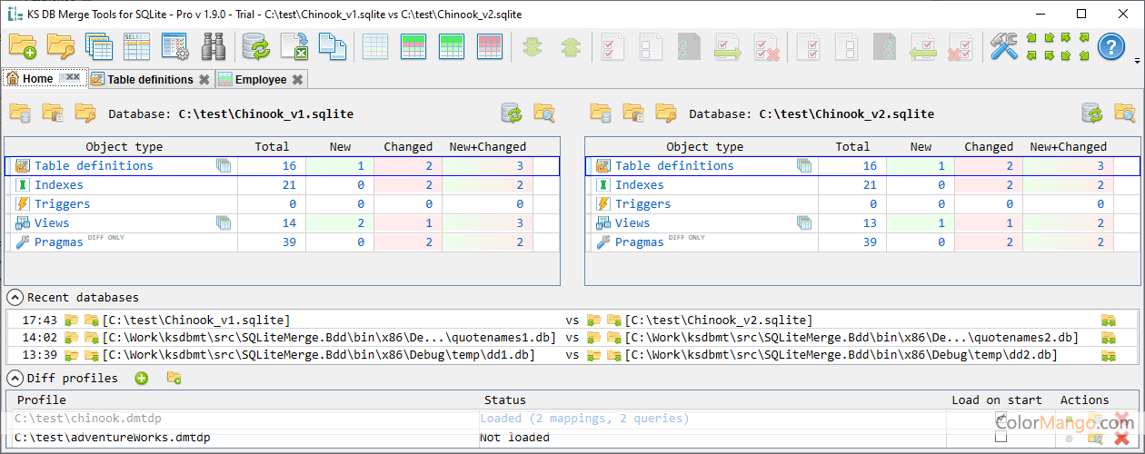 KS DB Merge Tools for SQLite Screenshot