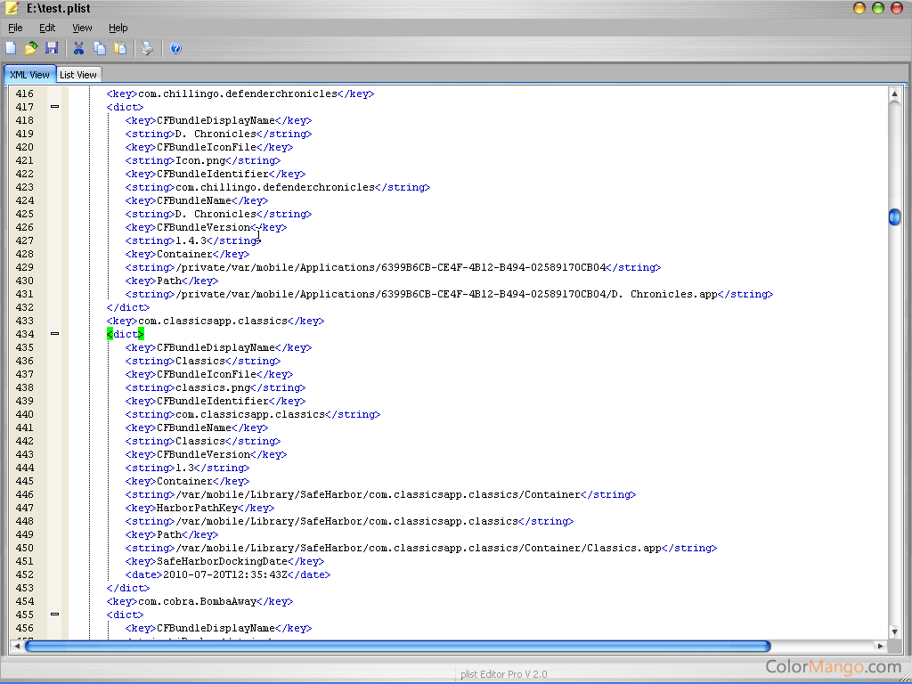 plist Editor Pro Screenshot