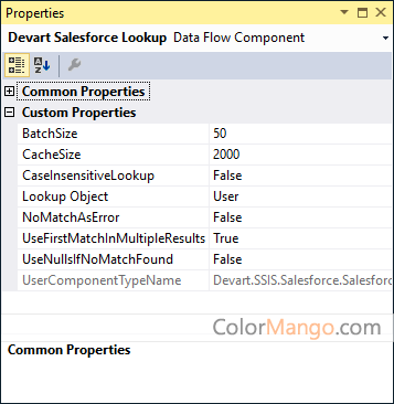 SSIS Data Flow Components for Salesforce Screenshot