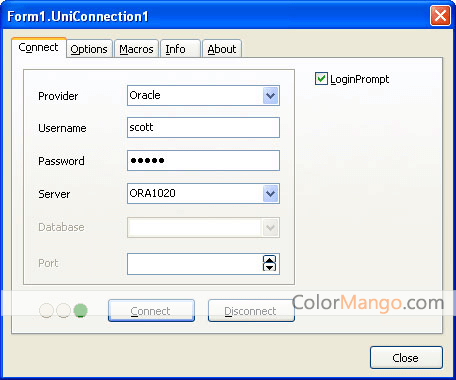 Universal Data Access Components Screenshot