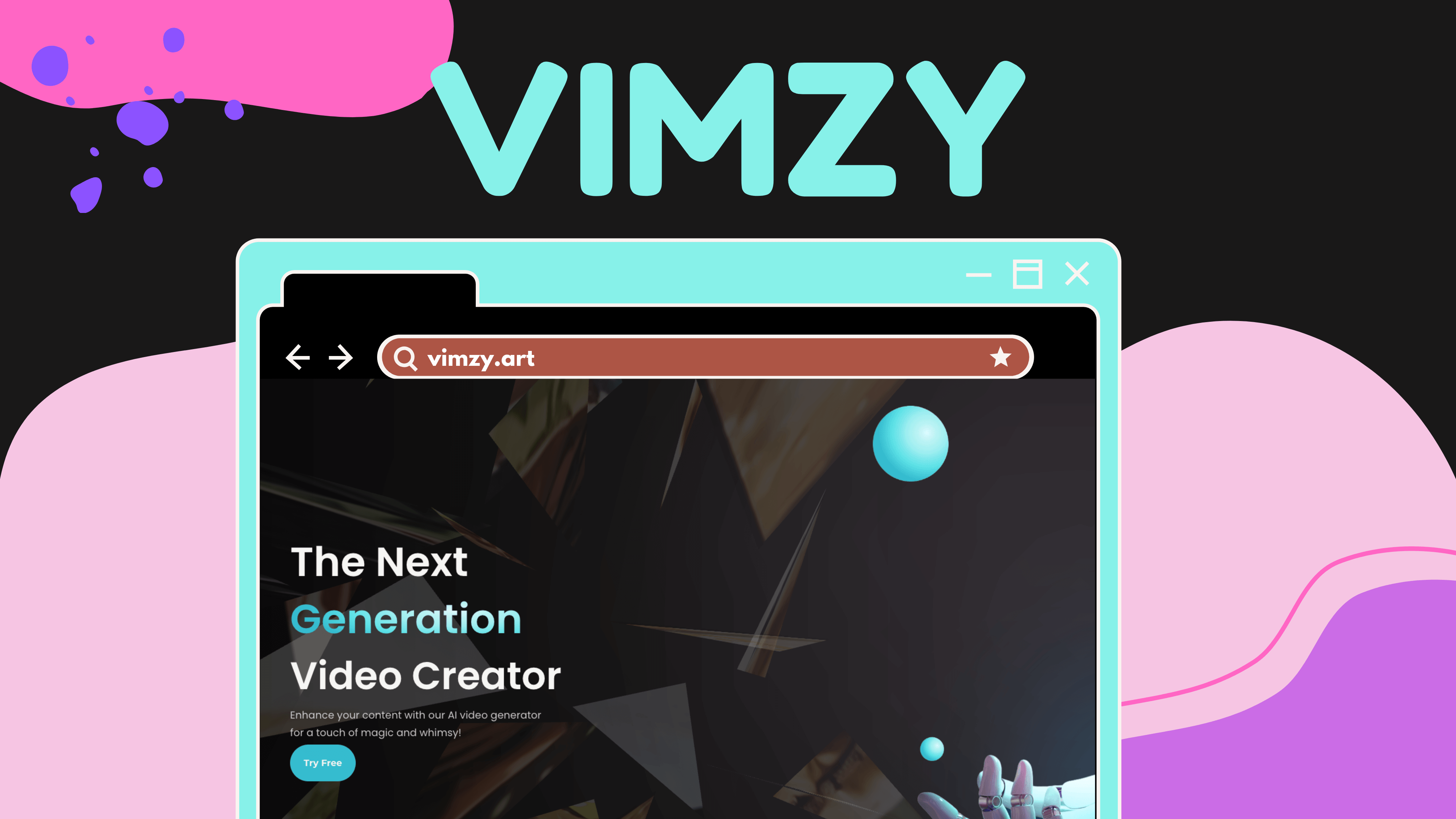 Vimzy.art Screenshot
