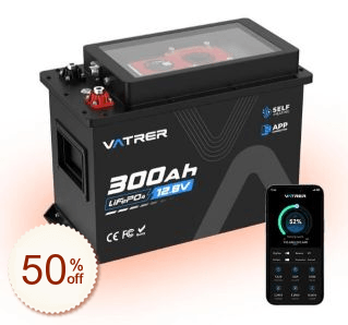 Vatrer Lithium Batteries Discount Coupon