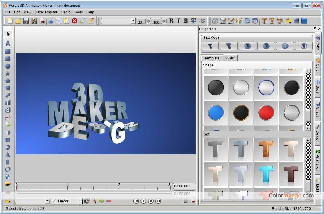 aurora 3d animation maker cnet