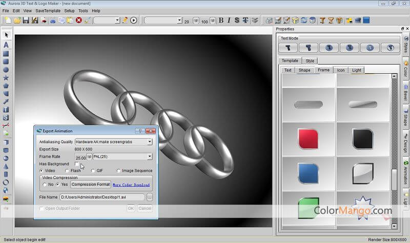 3d text & logo maker