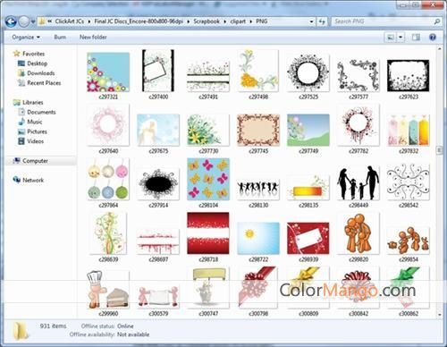 clip art collections publishing software - photo #5