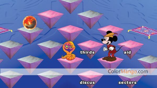 mickey mouse typing adventure