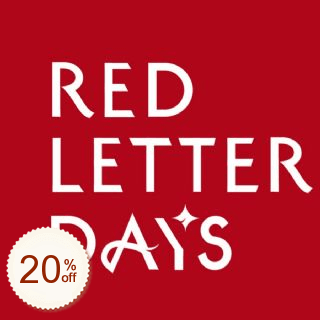 Red Letter Days Discount Coupon