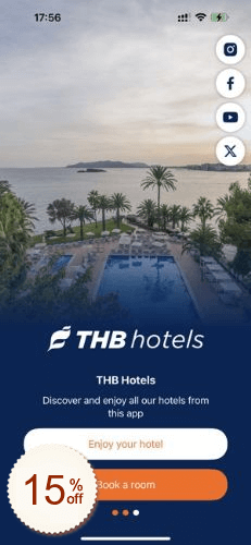 THB Hotels Discount Coupon